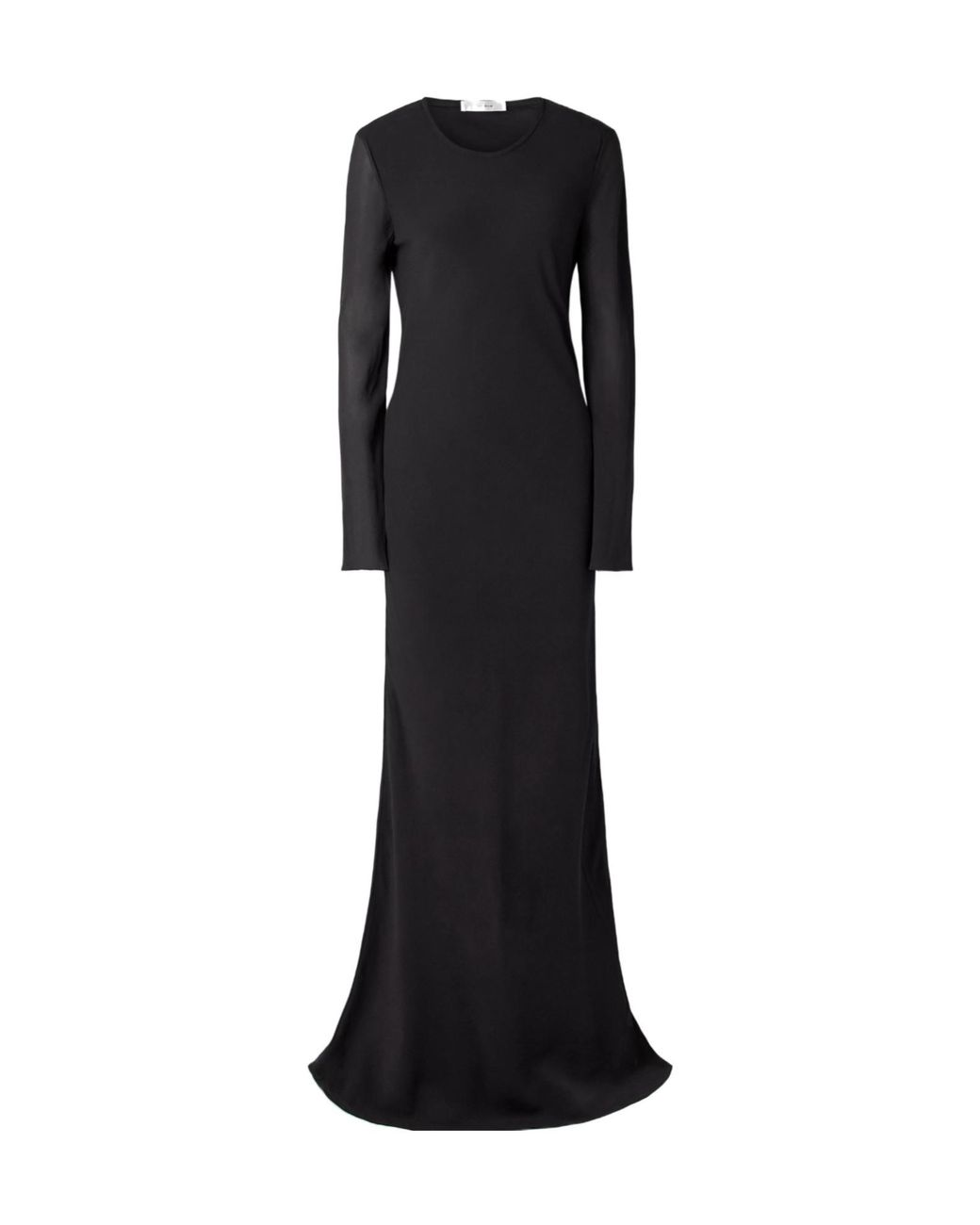 The Row Black Long Sleeve Dress