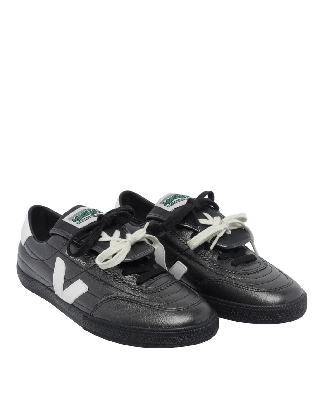 Veja Black X Magliano Panenka Lace-Up Sneakers for men