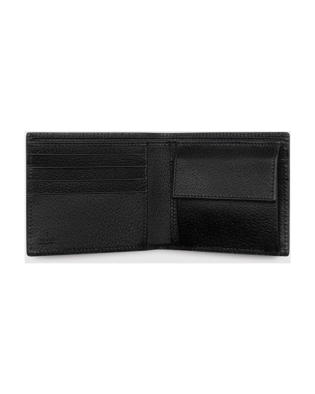 Gucci Black Marmont Flap Over Wallet for men