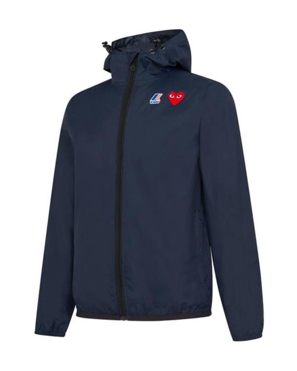 COMME DES GARÇONS PLAY Blue Full Zipper Jacket for men