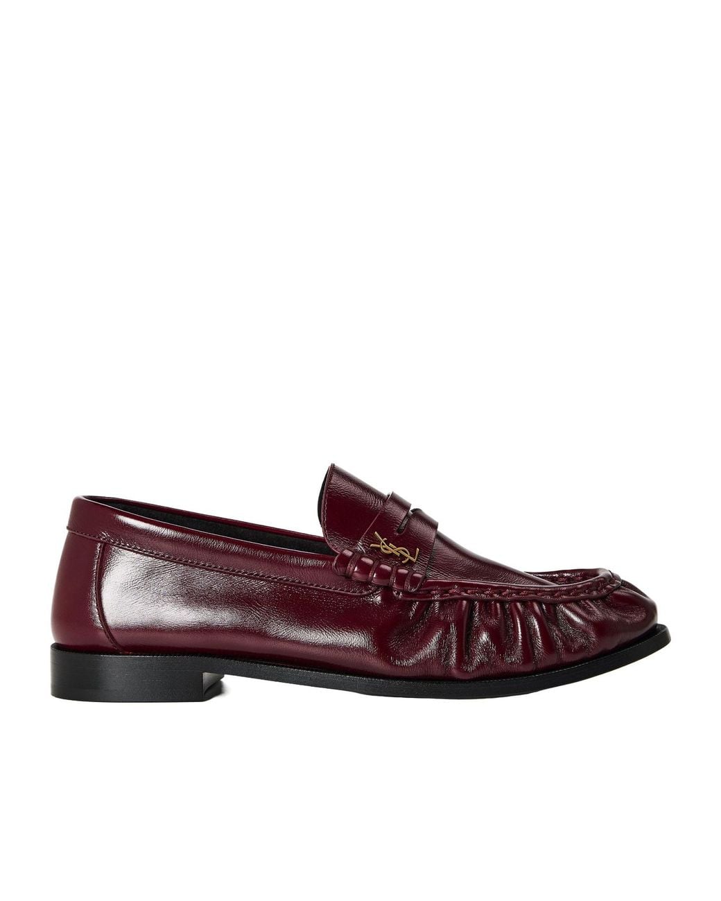 Saint Laurent Red Glossy Loafer