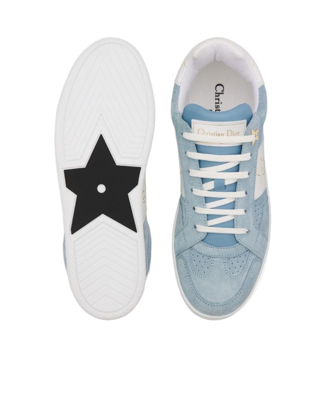Dior Blue Star Low-Top Sneakers
