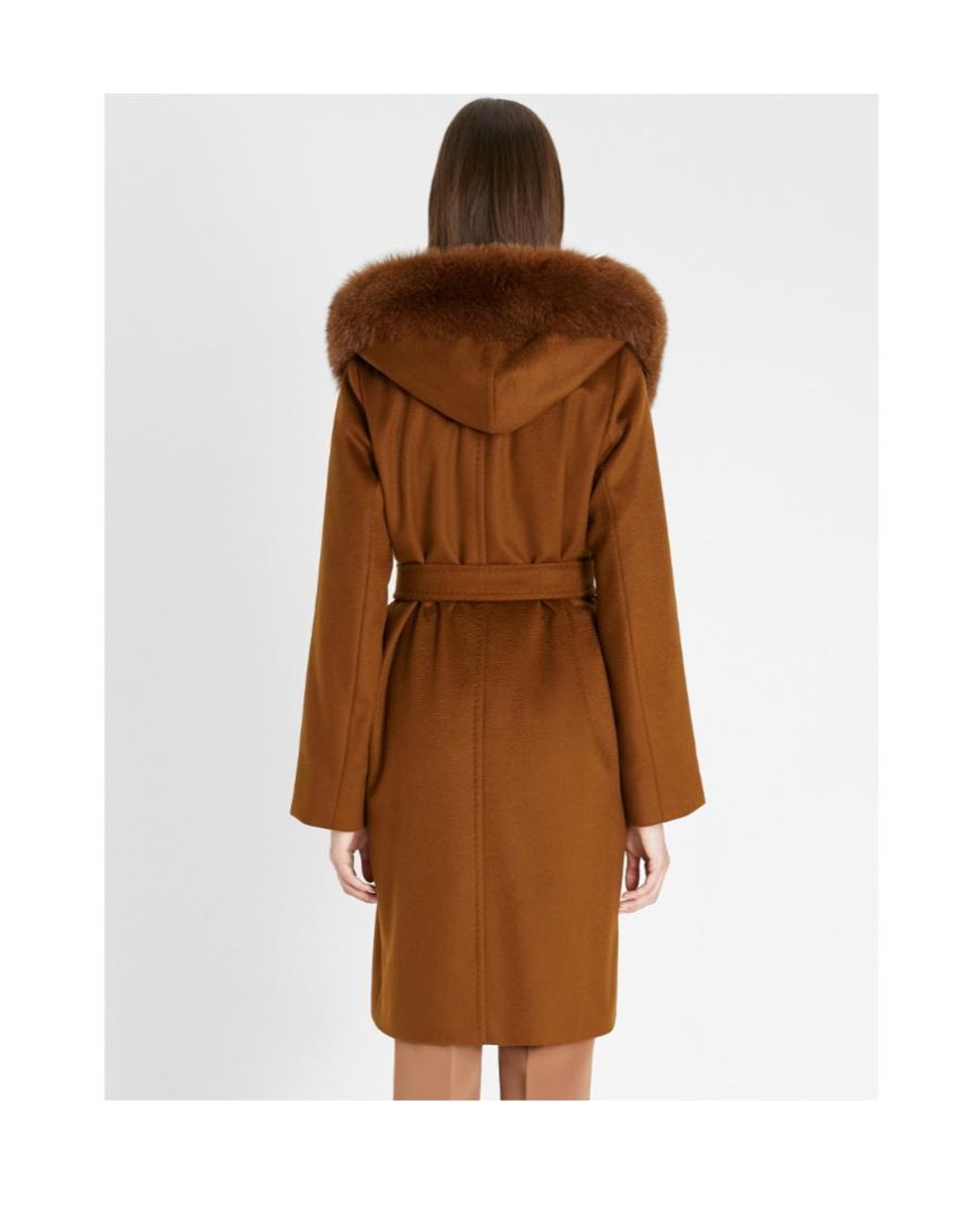 Max Mara Brown Logo Coat