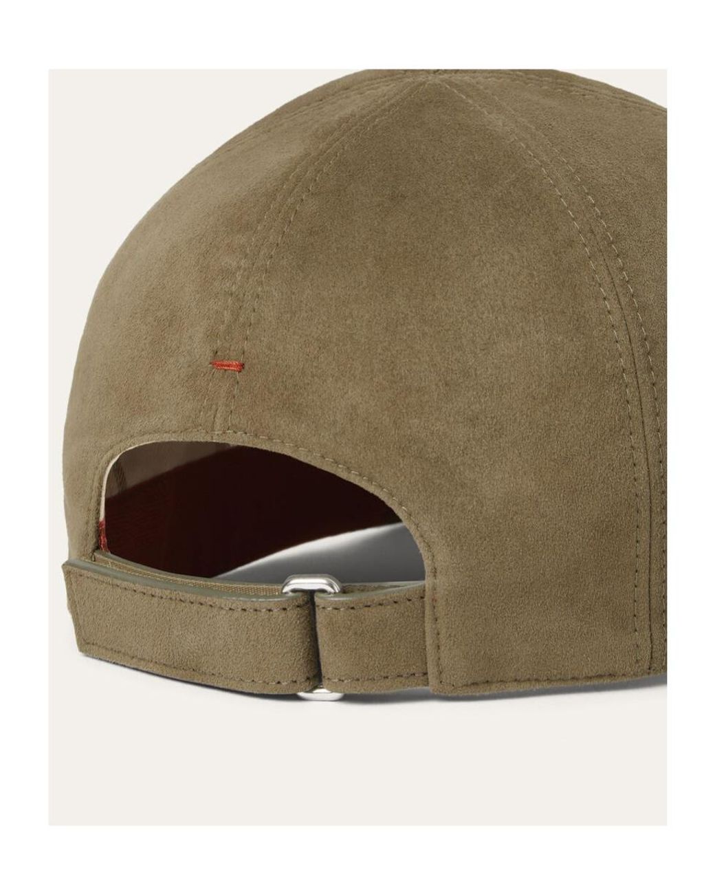 Loro Piana Brown Baseball Cap for men