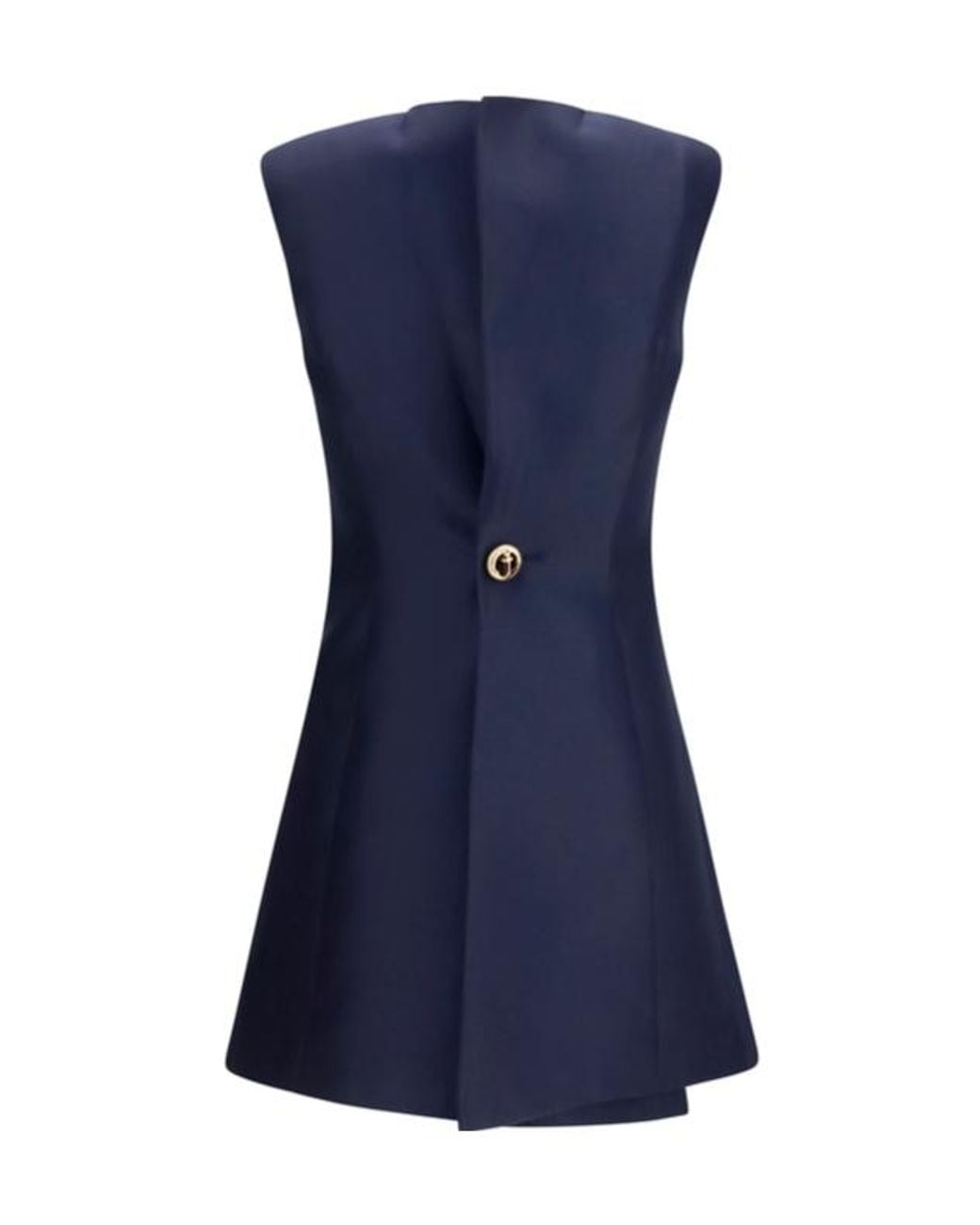 Balenciaga Blue A-Line Mini Dress