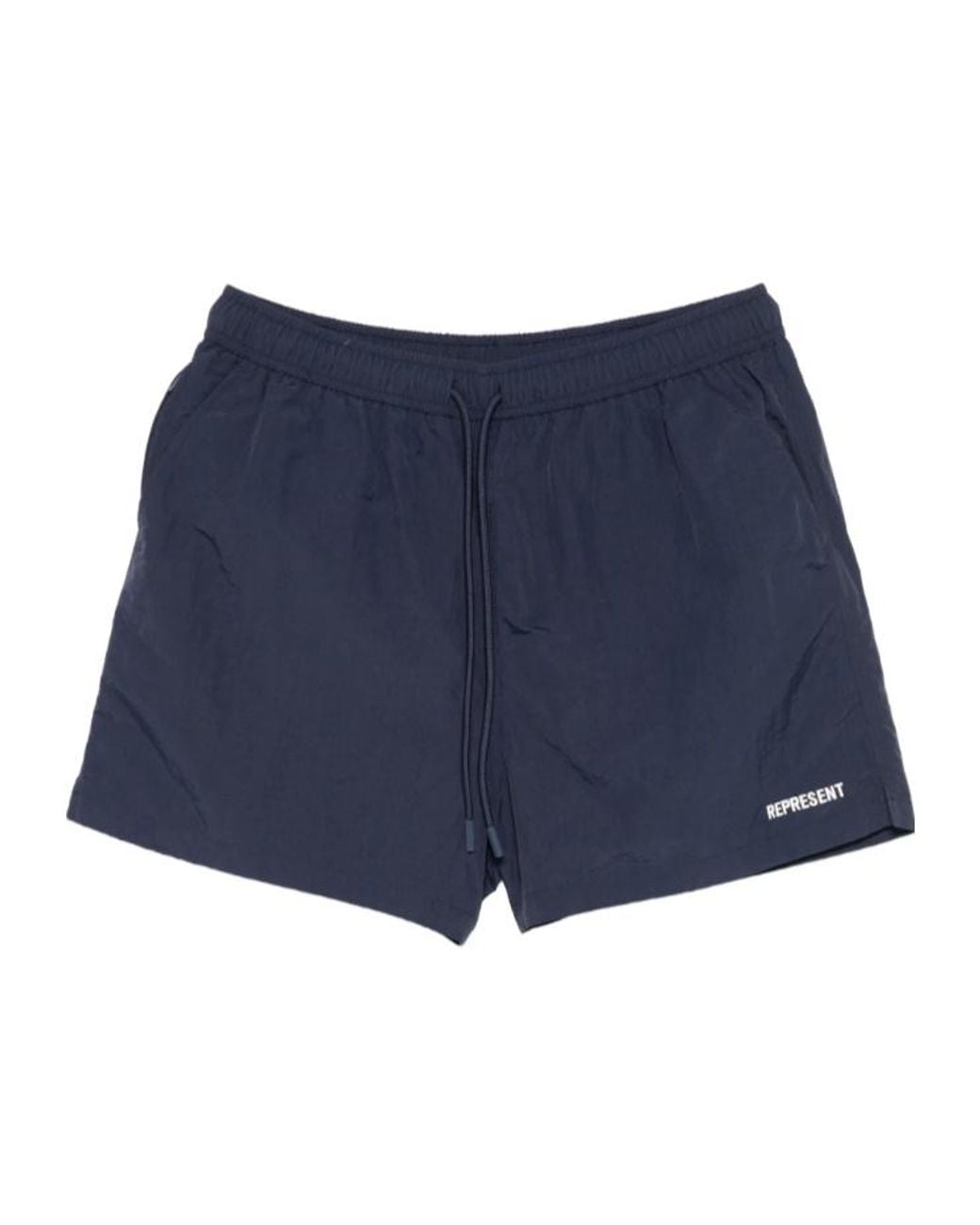 Represent Blue Core Logo Swim Shorts for men