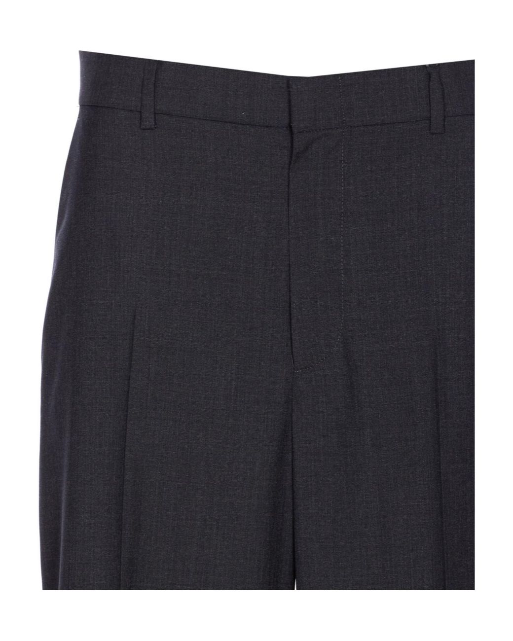 Gucci Blue Wide Leg Tailored Trousers