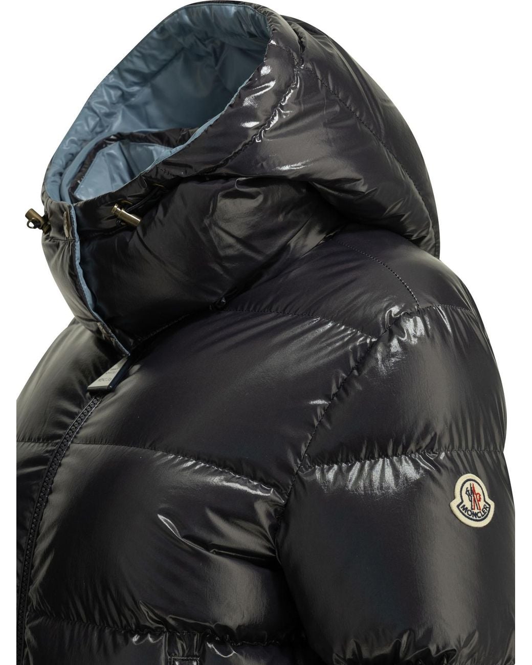 Moncler Gray Niveole Short Down Jacket