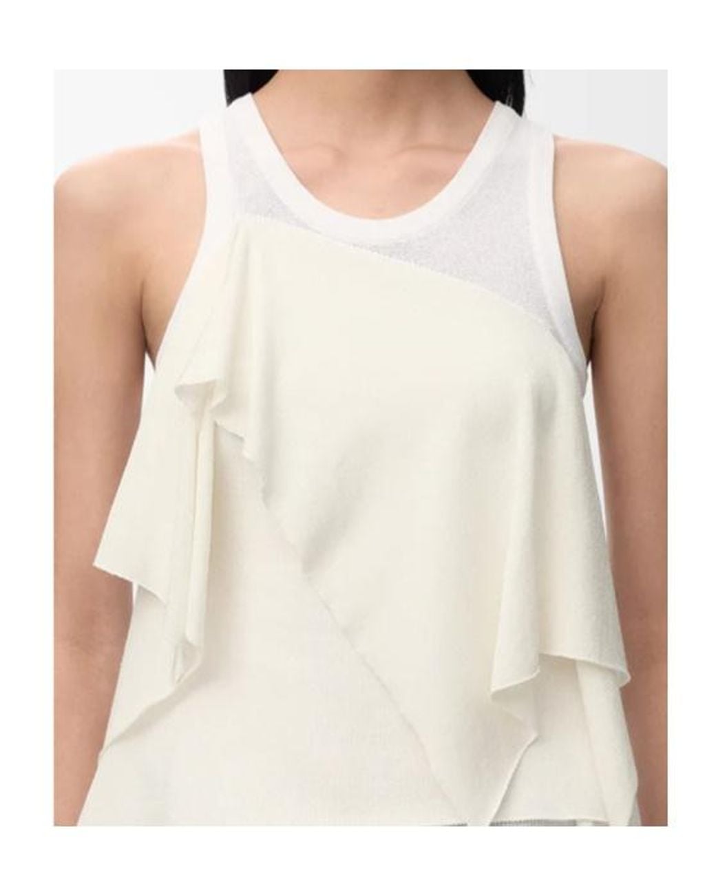 Loewe Natural Layered Sleeveless Top