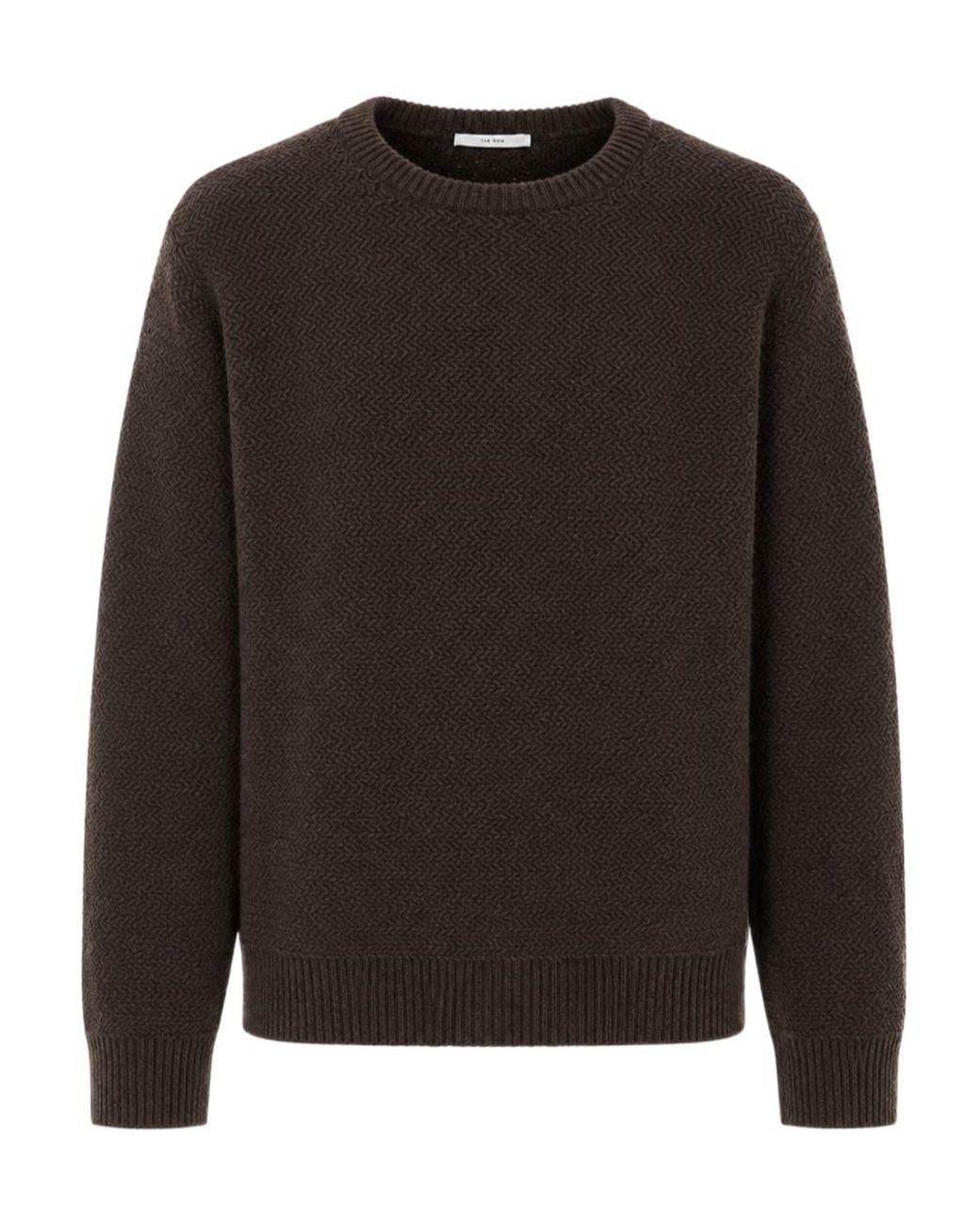 The Row Brown Crew-Neck T-Shirt for men