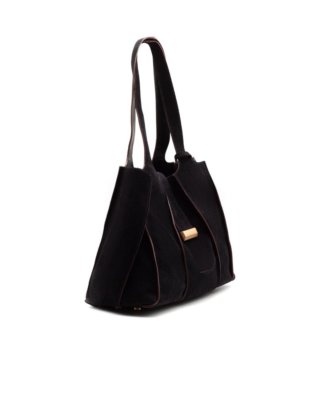 Roberto Festa Black Eloise Softy Tote Bag