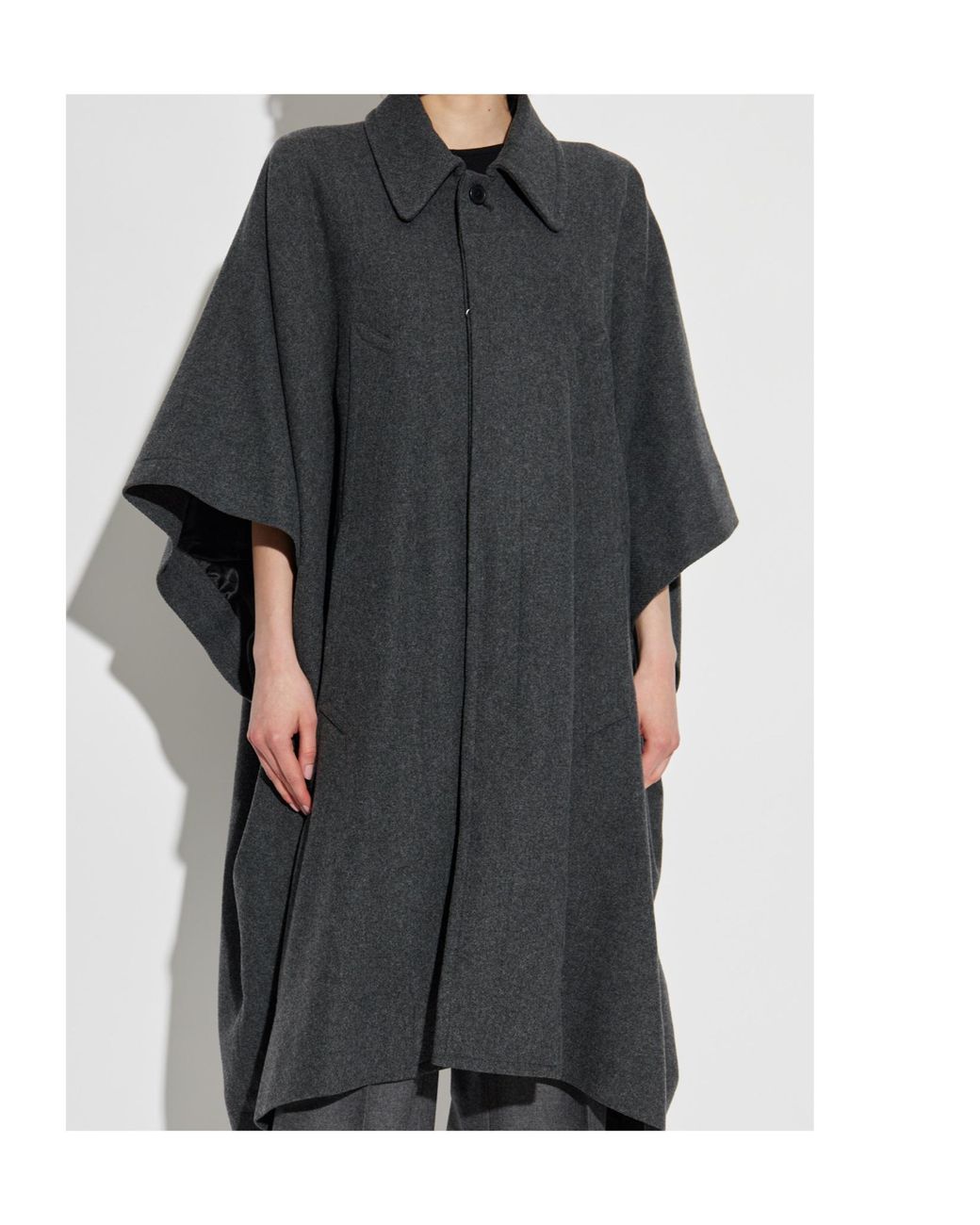 MM6 by Maison Margiela Black Single-Breasted Coats