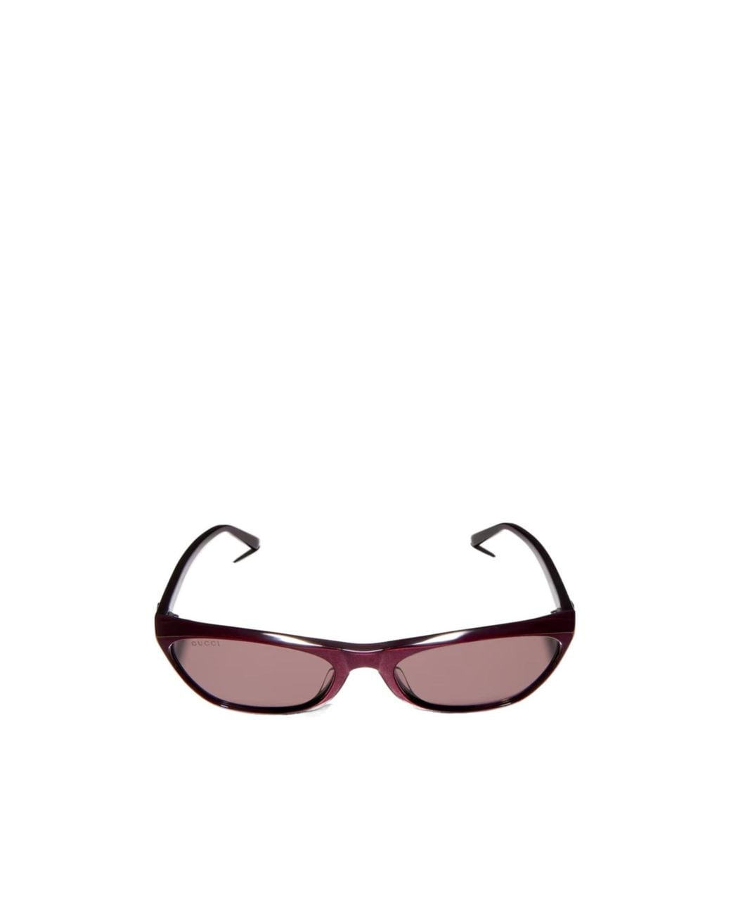 Gucci White Interlocking G Cat-Eye Sunglasses