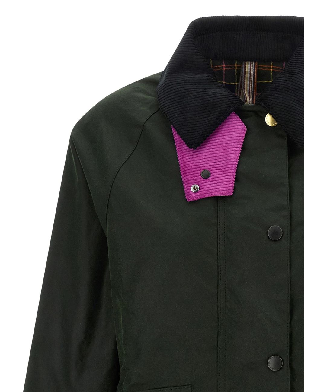 Barbour Black Paul Smith Loves 'Spey' Jacket