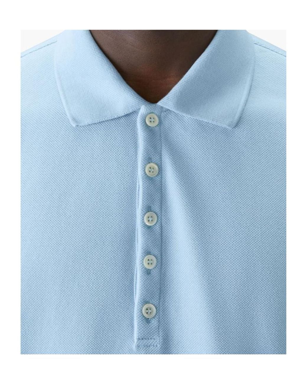 Thom Browne Blue Hector Bunny -Bar Polo Shirt for men