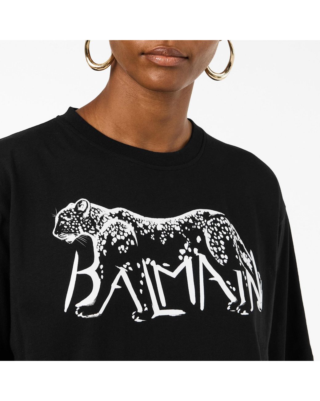Balmain Black Oversized T-Shirt