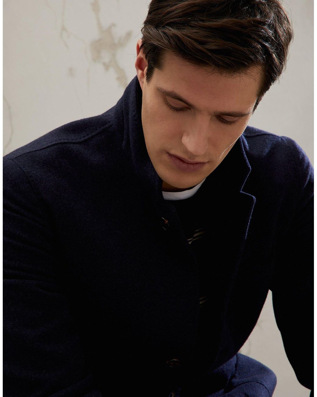 Brunello Cucinelli Blue Long Sleeved Single Breasted Blazer for men