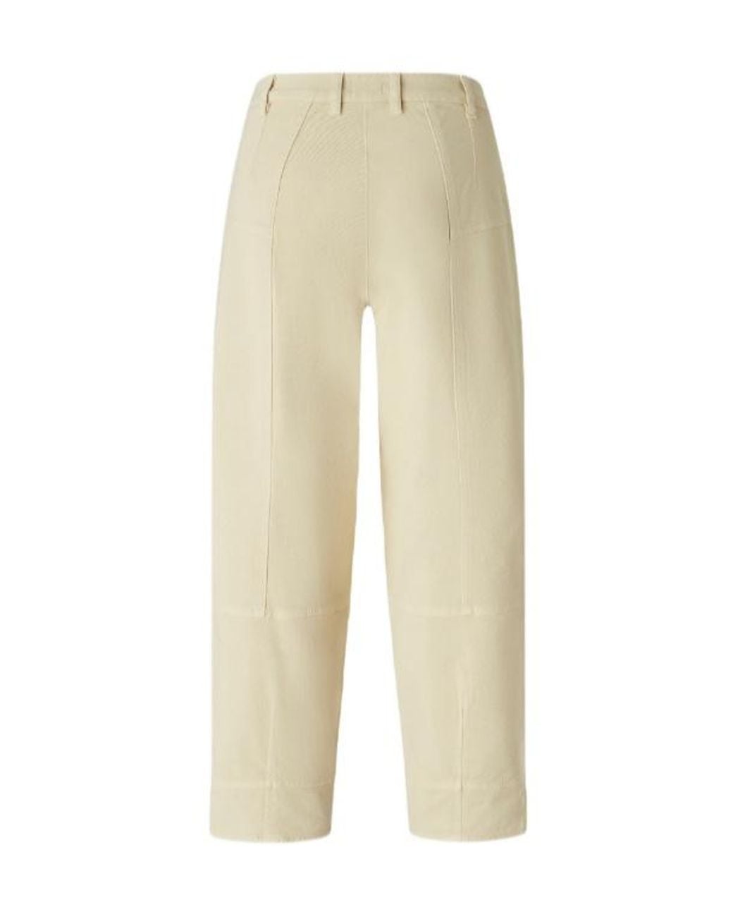 Pinko Natural Straight-Leg Pants