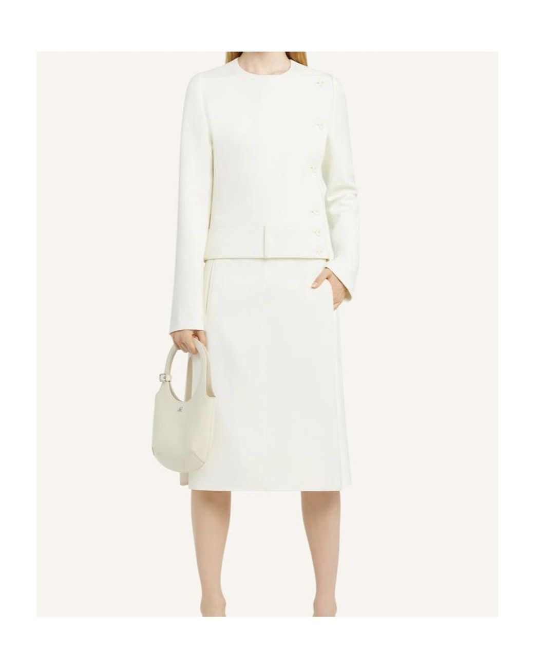 Courreges White Courrèges Oblique Heritage Jacket