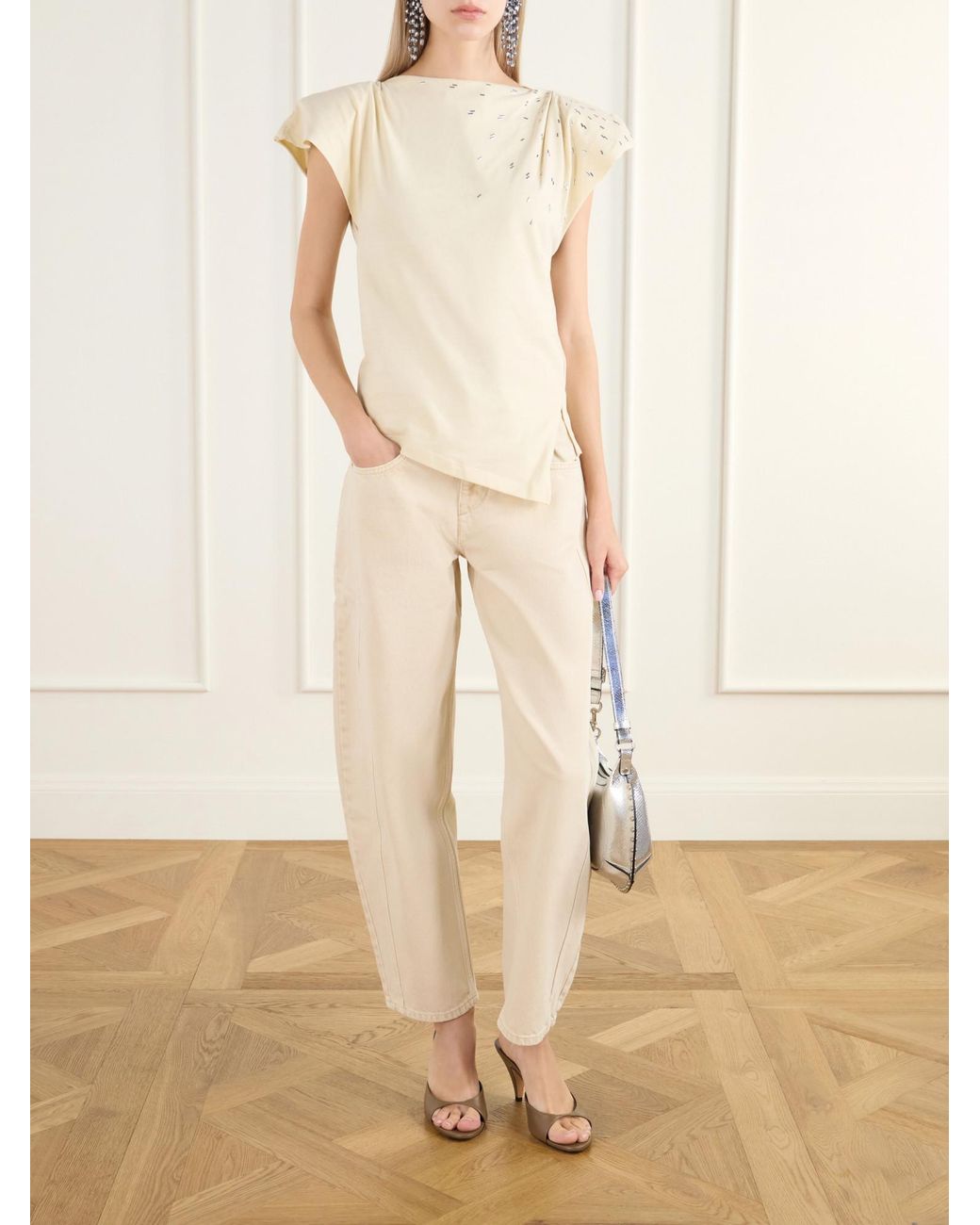 Isabel Marant White Simple Jeans