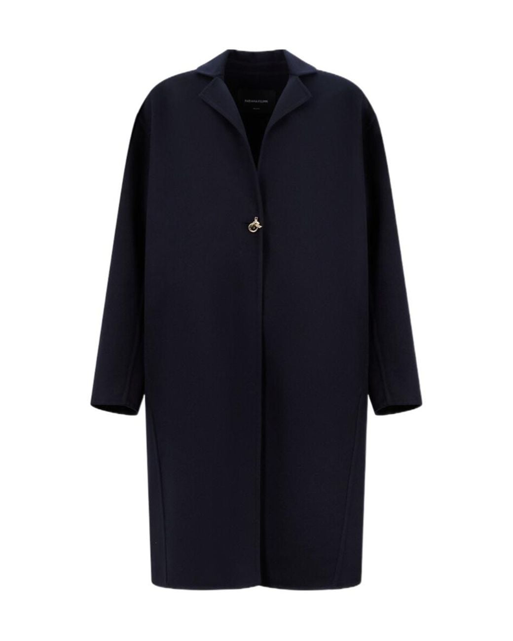 Fabiana Filippi Blue Long-Sleeved Coat