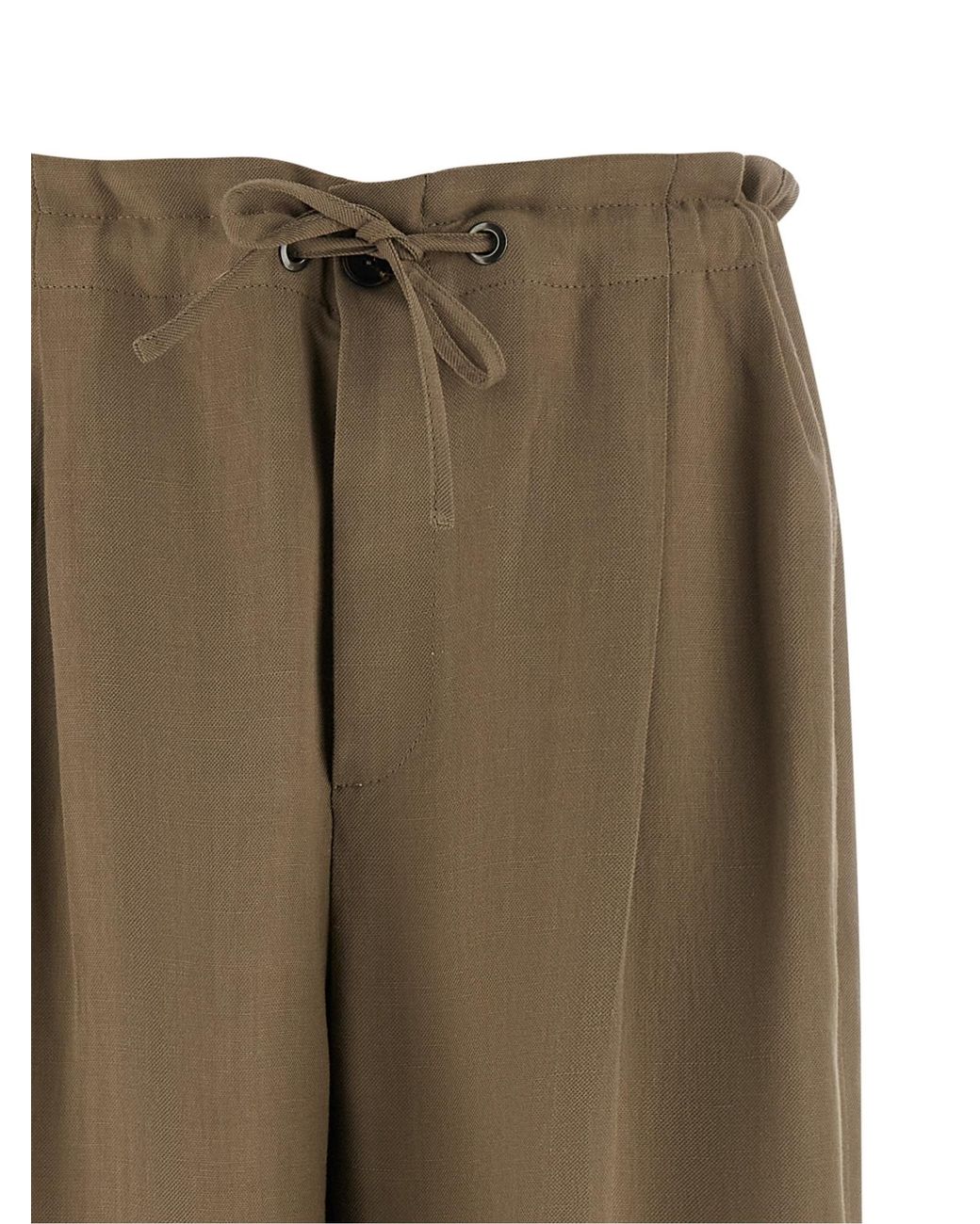Brunello Cucinelli Natural Tailored Track Trousers