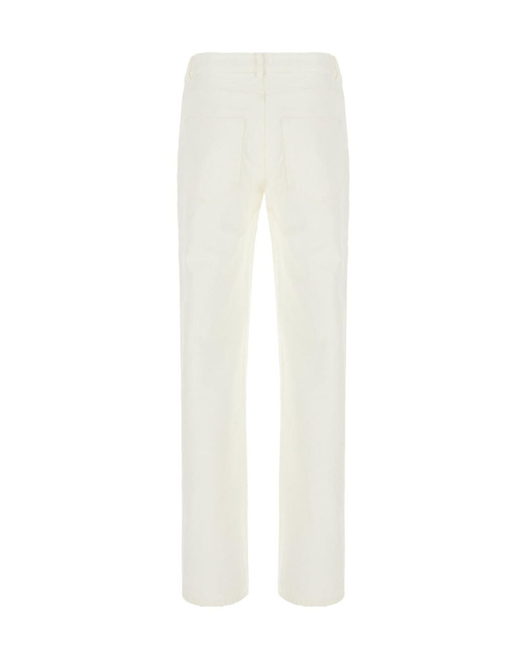 Ann Demeulemeester White Straight Leg Jeans for men