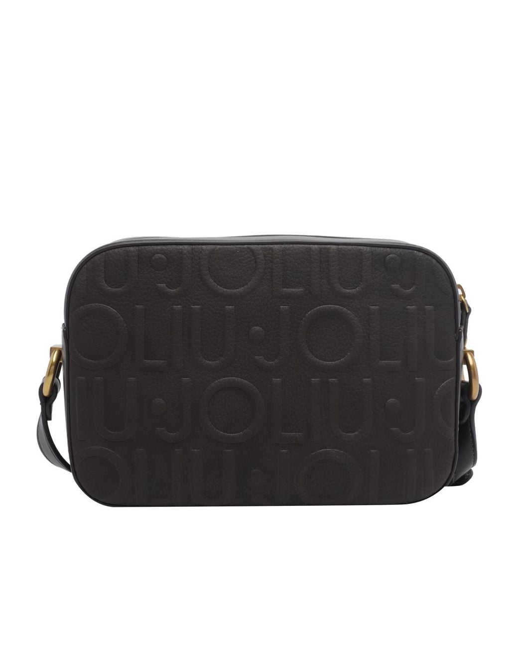 Liu Jo Black Logo Camera Shoulder Bag