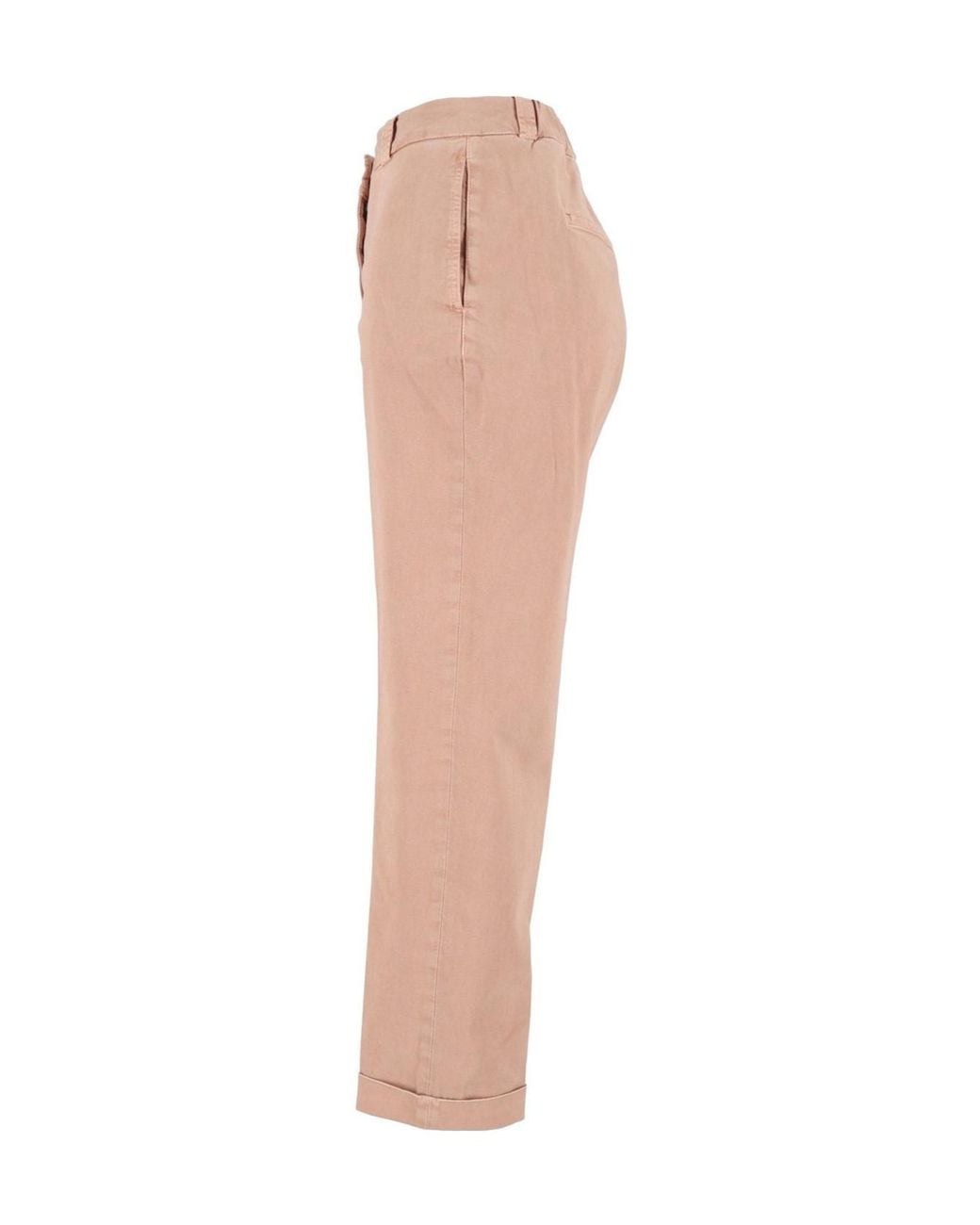 Peserico Natural Pleated Tailored Trousers