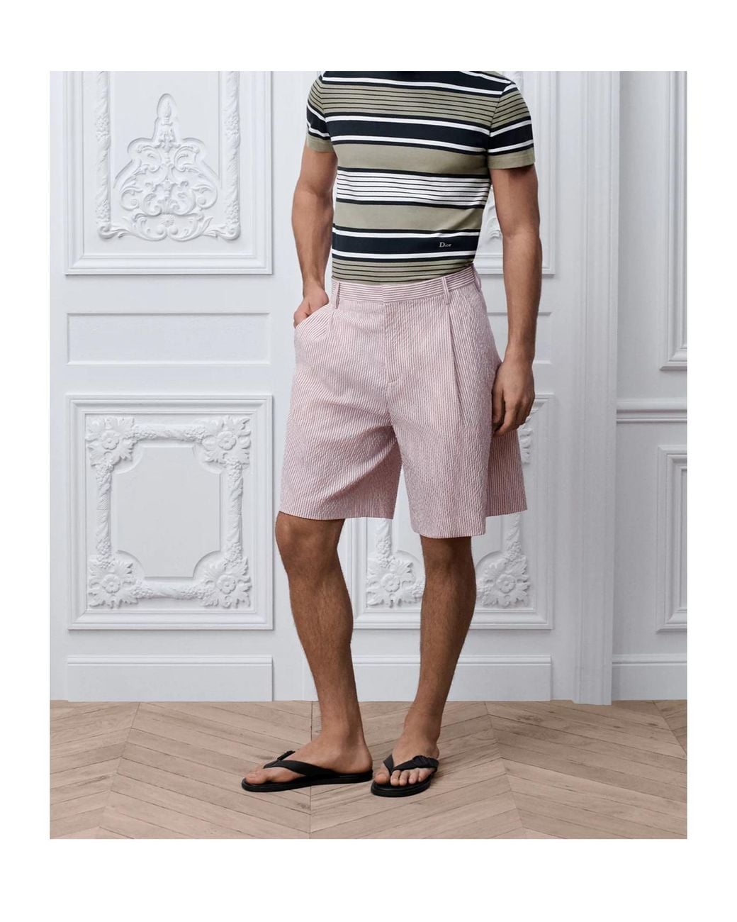 Dior Multicolor Iviera Chino Shorts for men