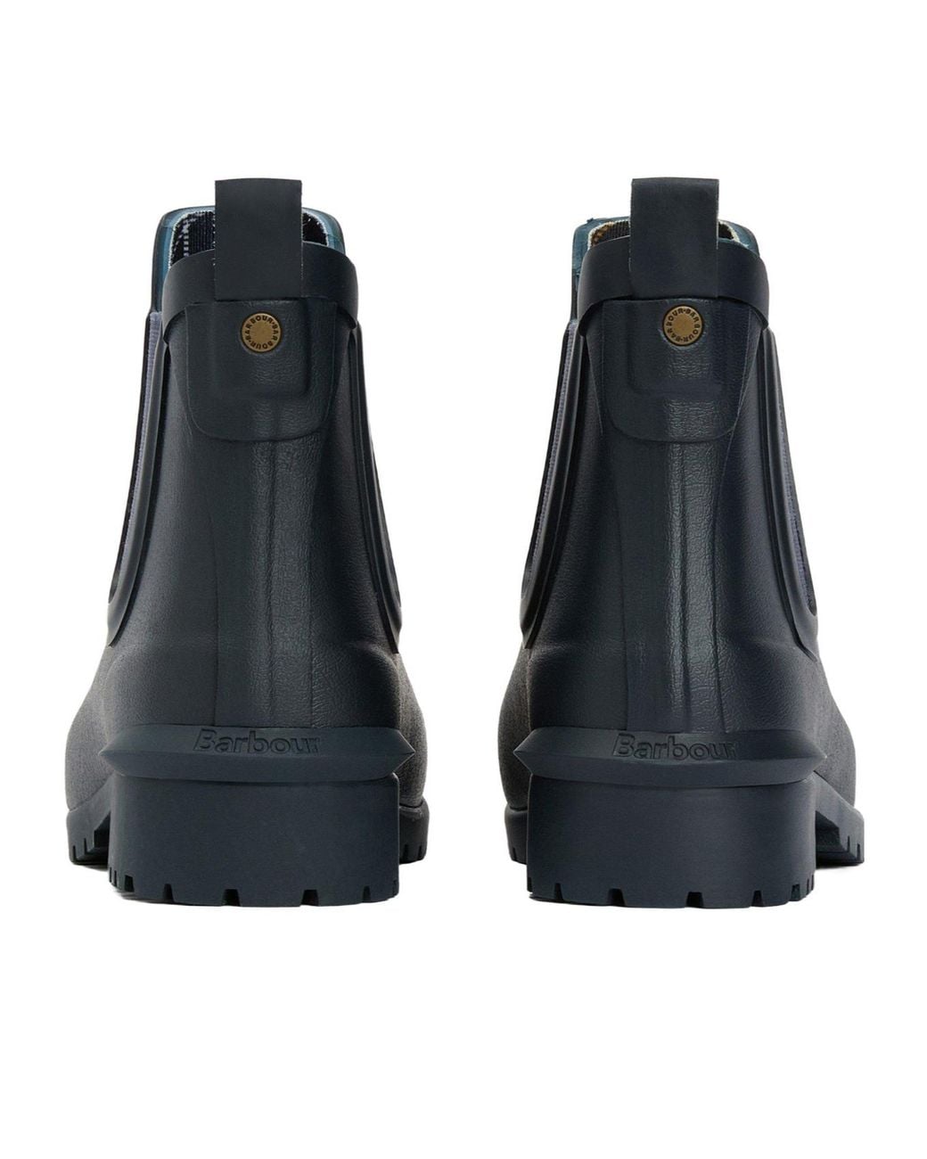 Barbour Blue Wilton Chelsea Wellington Boots