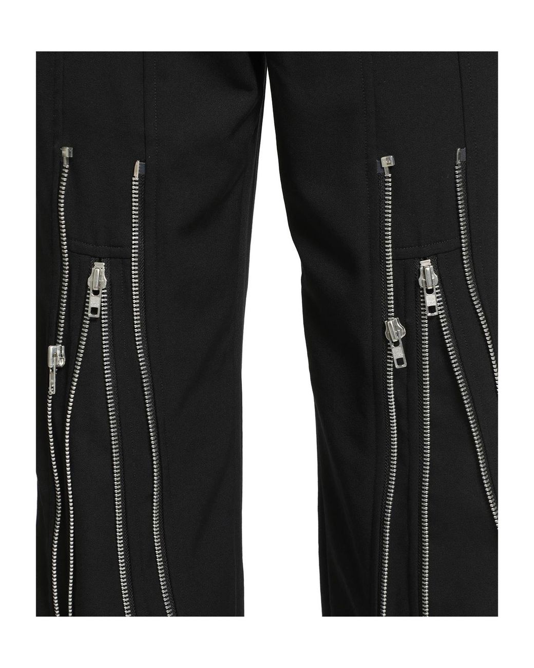 Comme des Garçons Black Zip-Detail Trousers for men