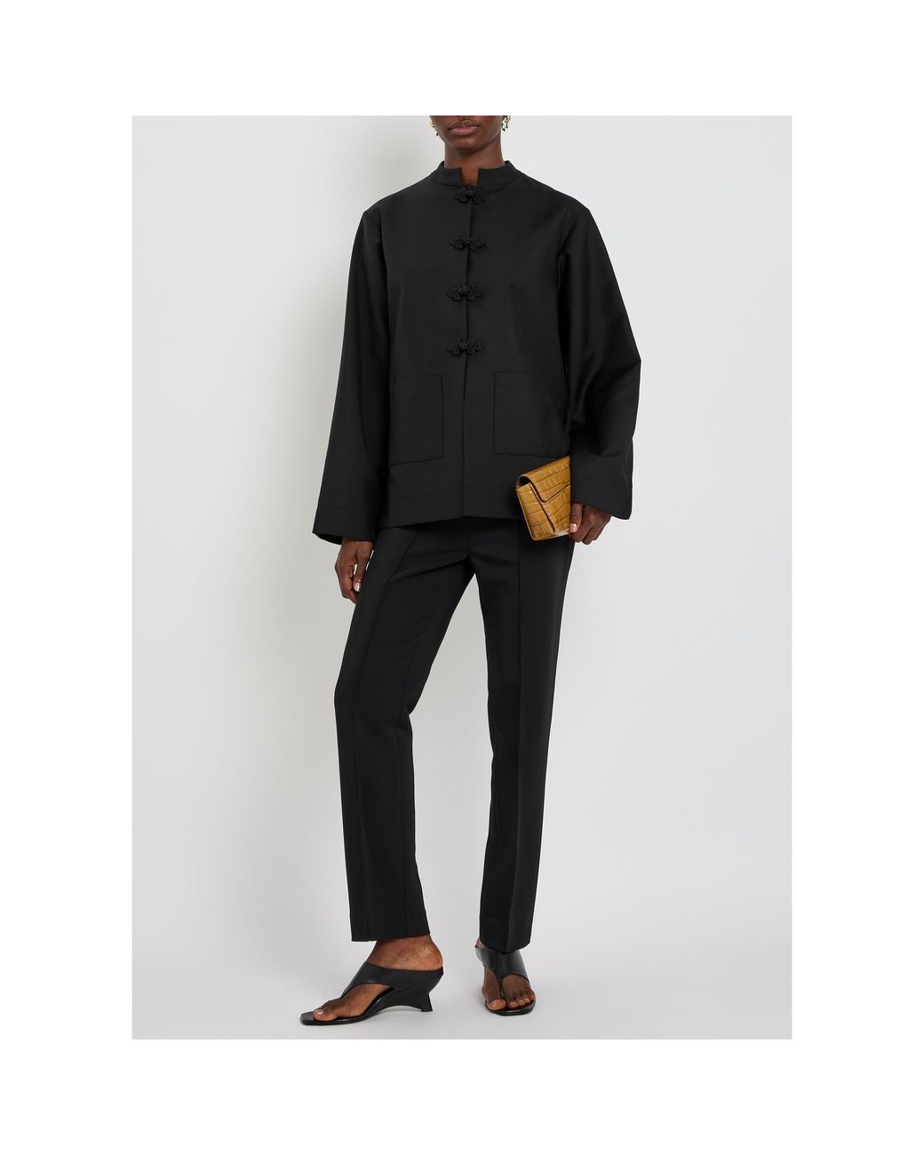 Rohe Black Wool Formal Jacket