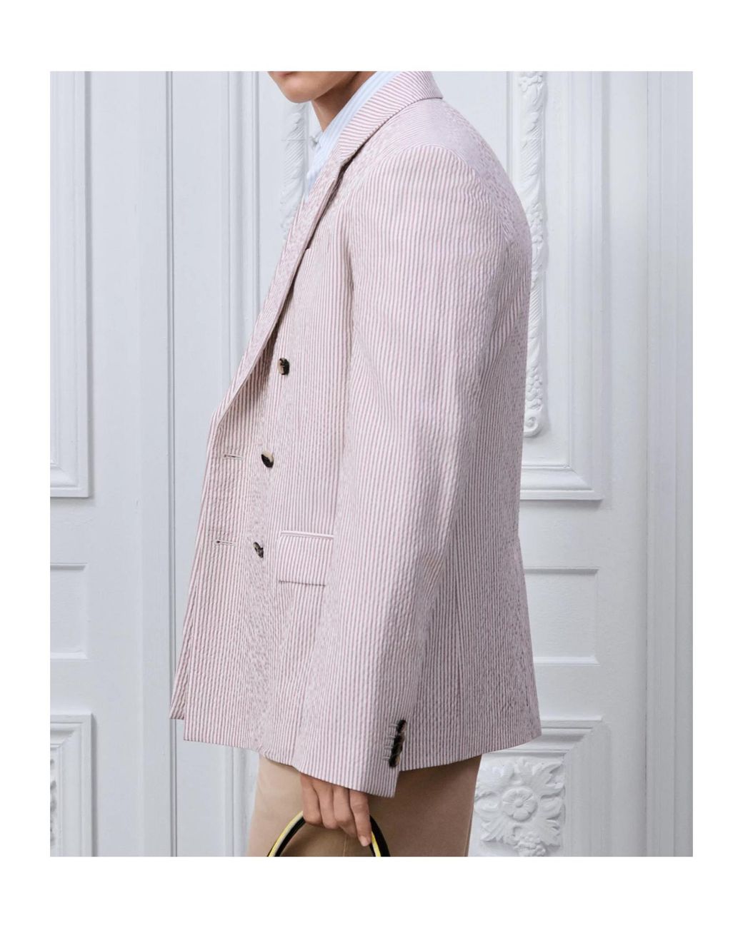 Dior Purple Iviera Double-Breasted Jacket for men