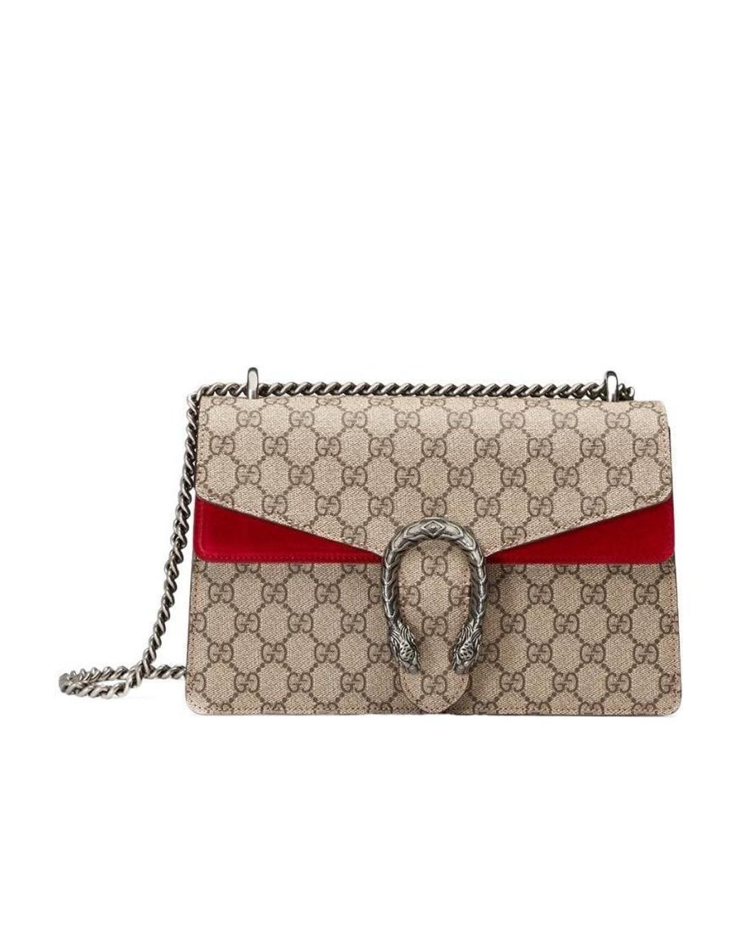 Gucci Metallic Dionysus Gg Supreme Shoulder Bag