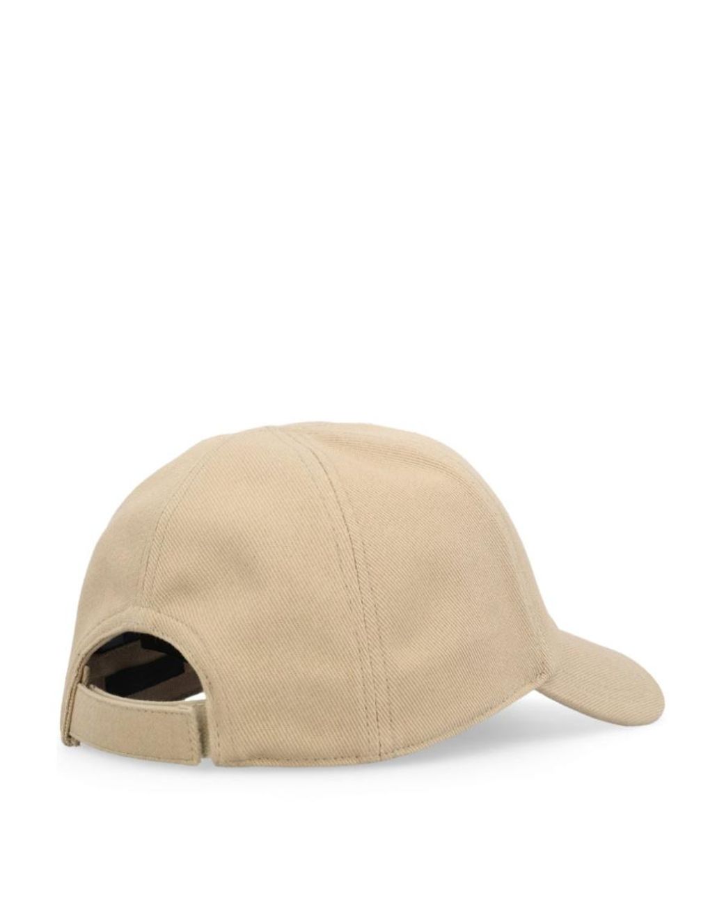Prada Natural Embroidered Logo Baseball Cap for men