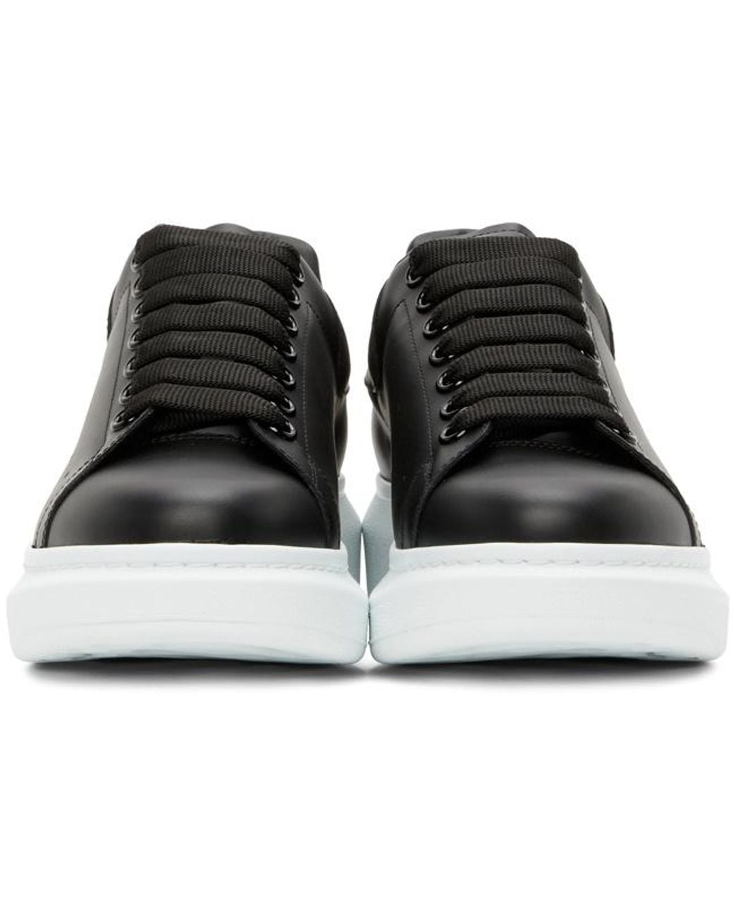 McQueen Black Oversized Low-Top Sneakers
