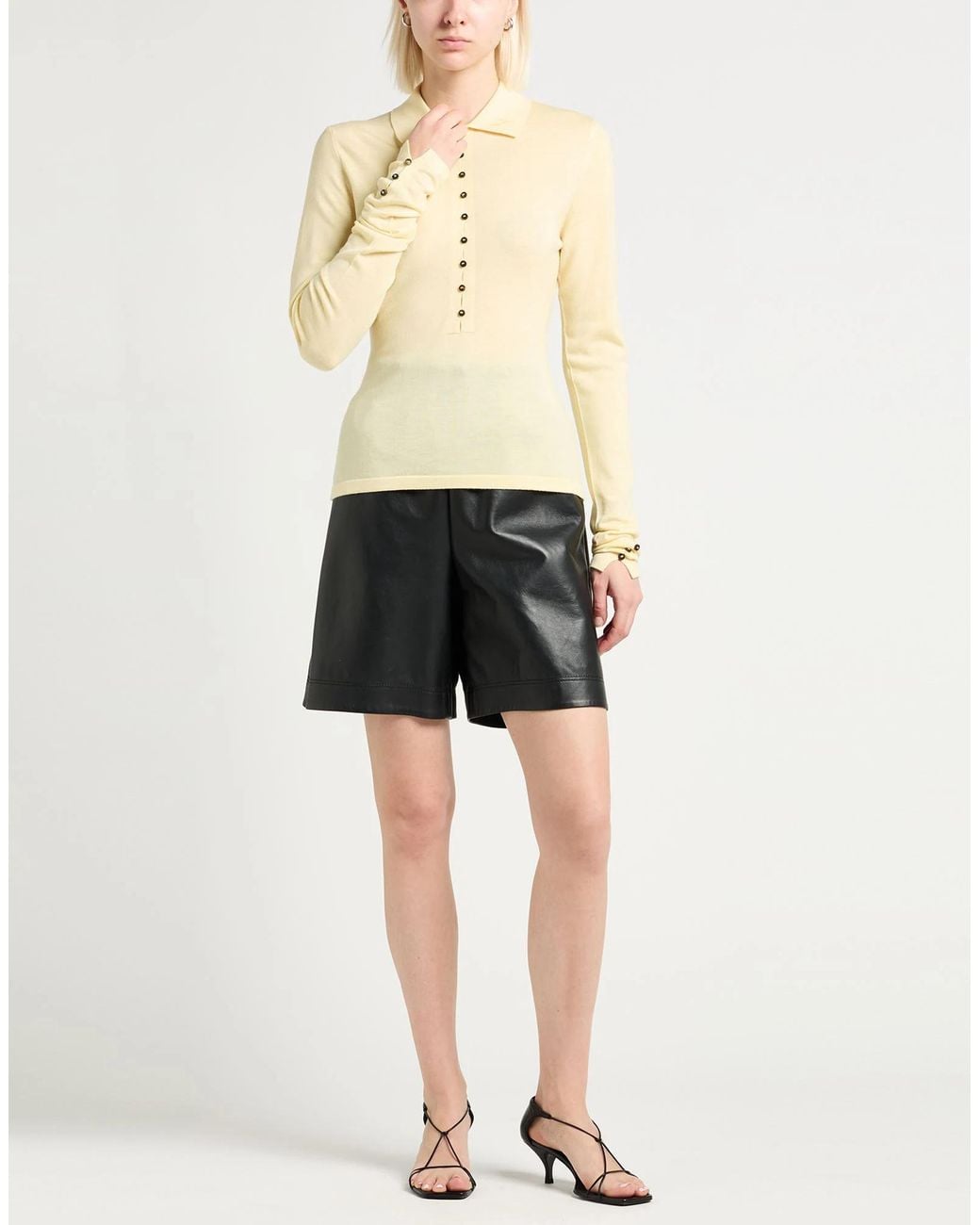 Jacquemus Metallic Polo Shirts