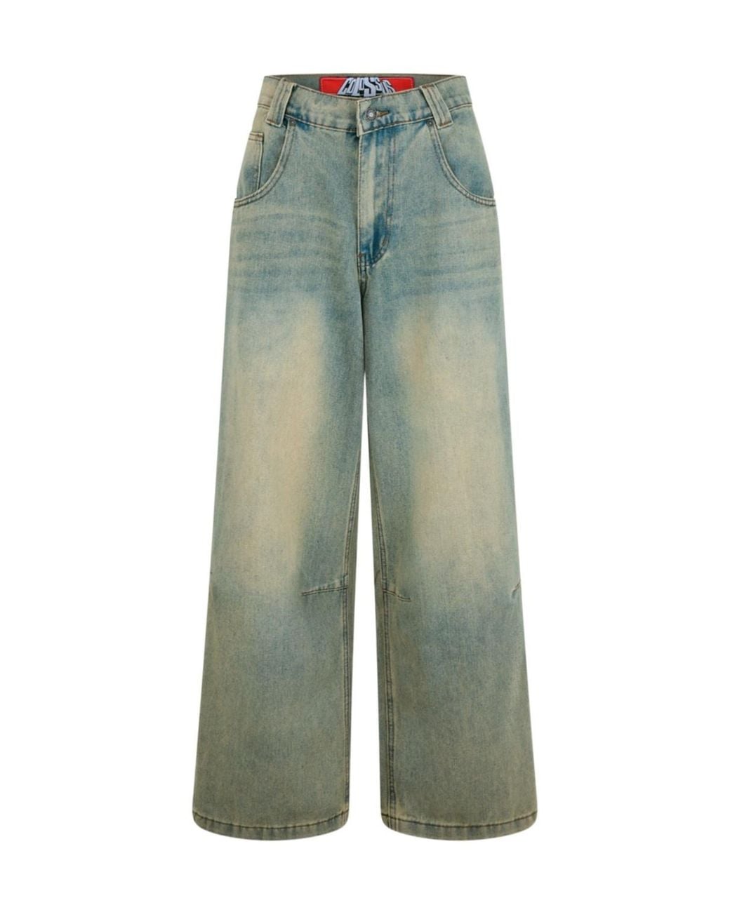 Jaded London Green Colusses Jeans