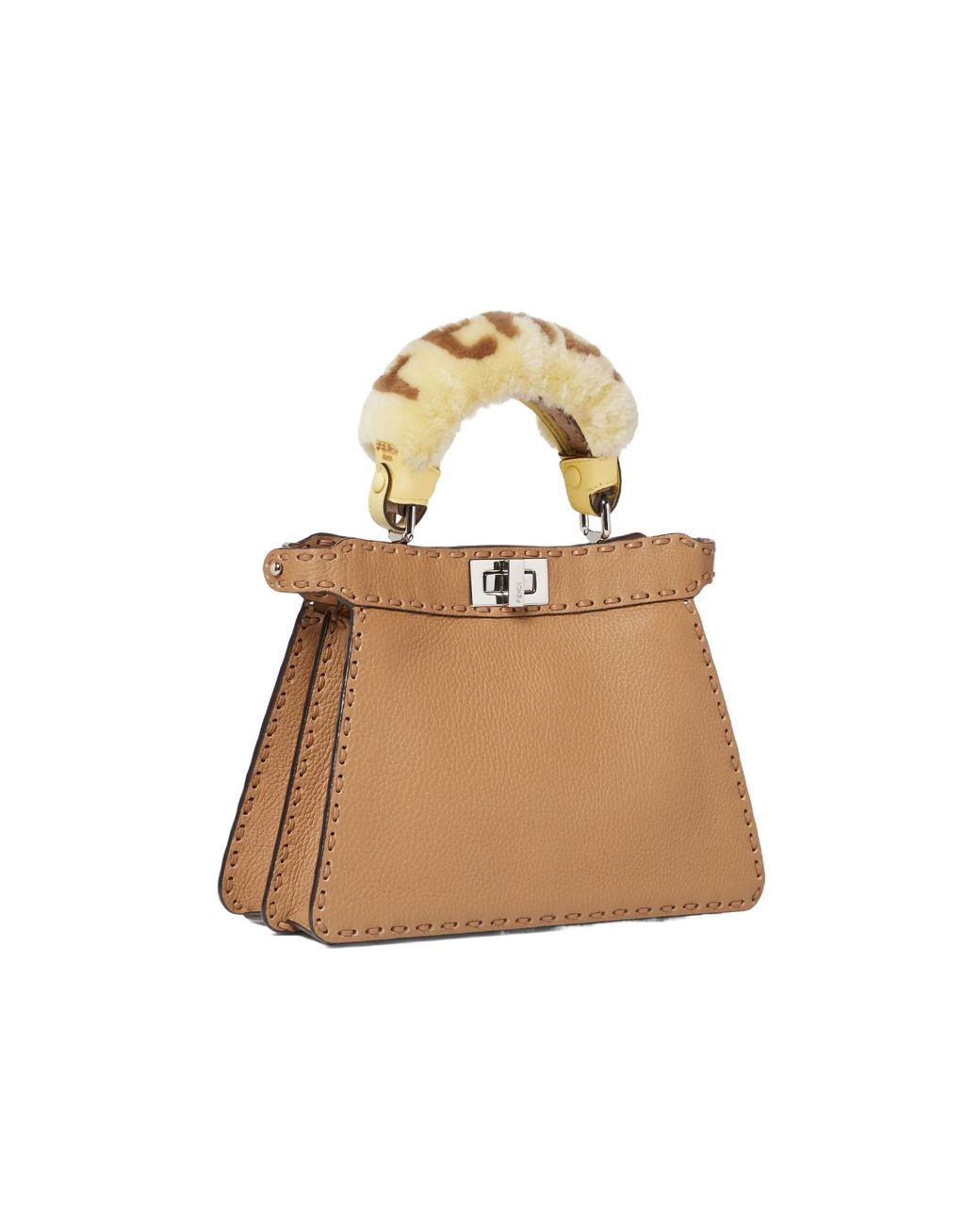 Fendi Metallic Small Peekaboo Handle Cover