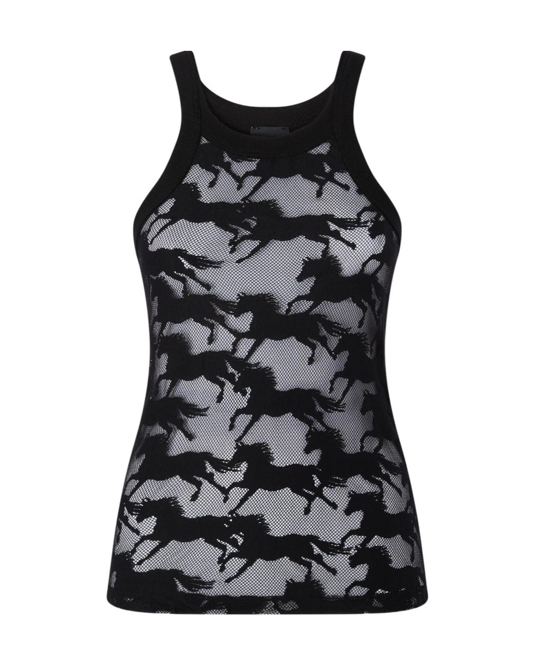 Pinko Black Sleeveless Tops