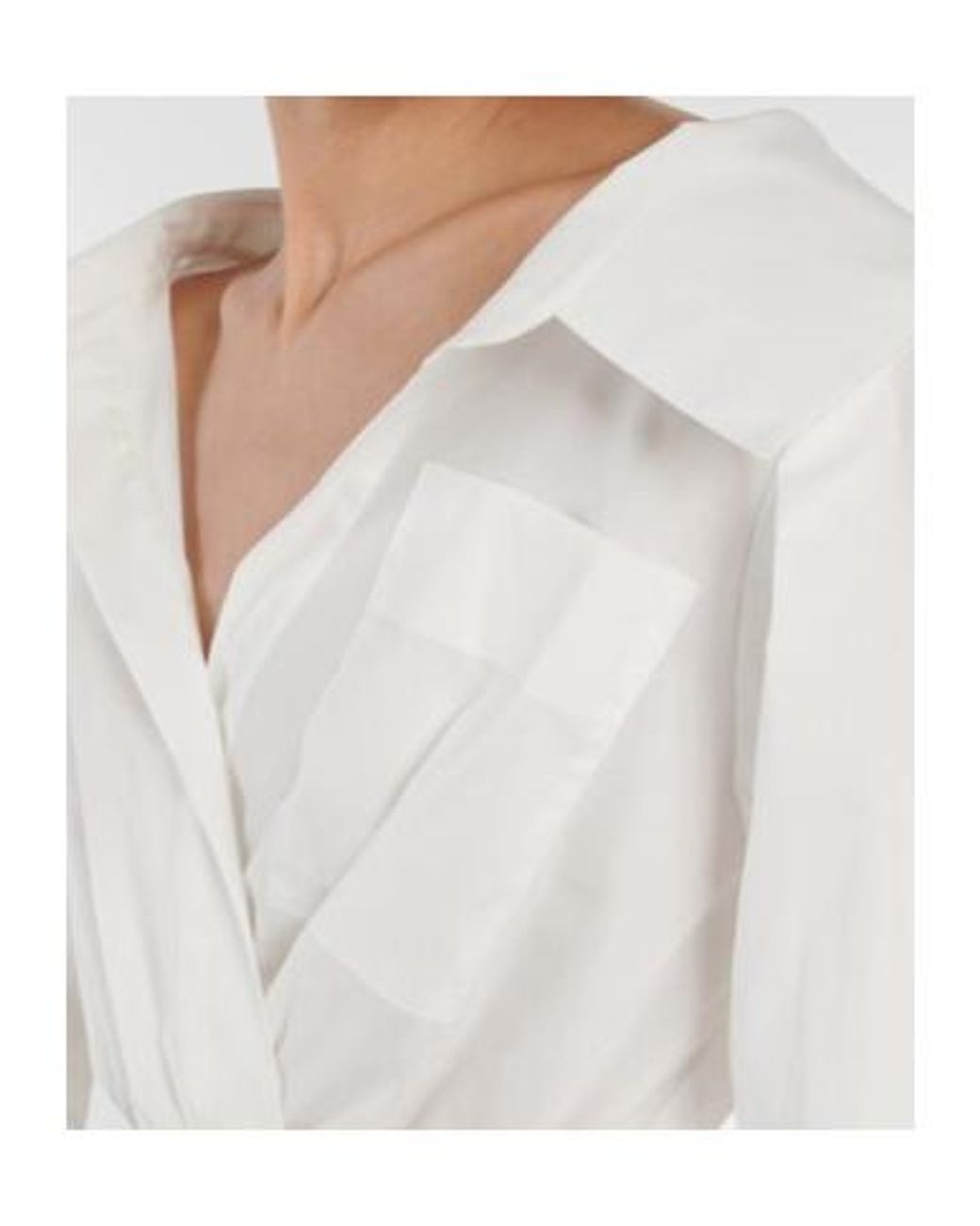 Altuzarra White Lyddy Cotton-Blend Wrap Dress