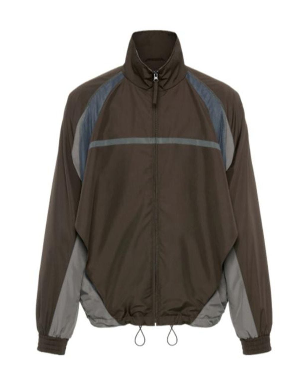 Maison Margiela Brown Panelled Zip-Up Jacket for men