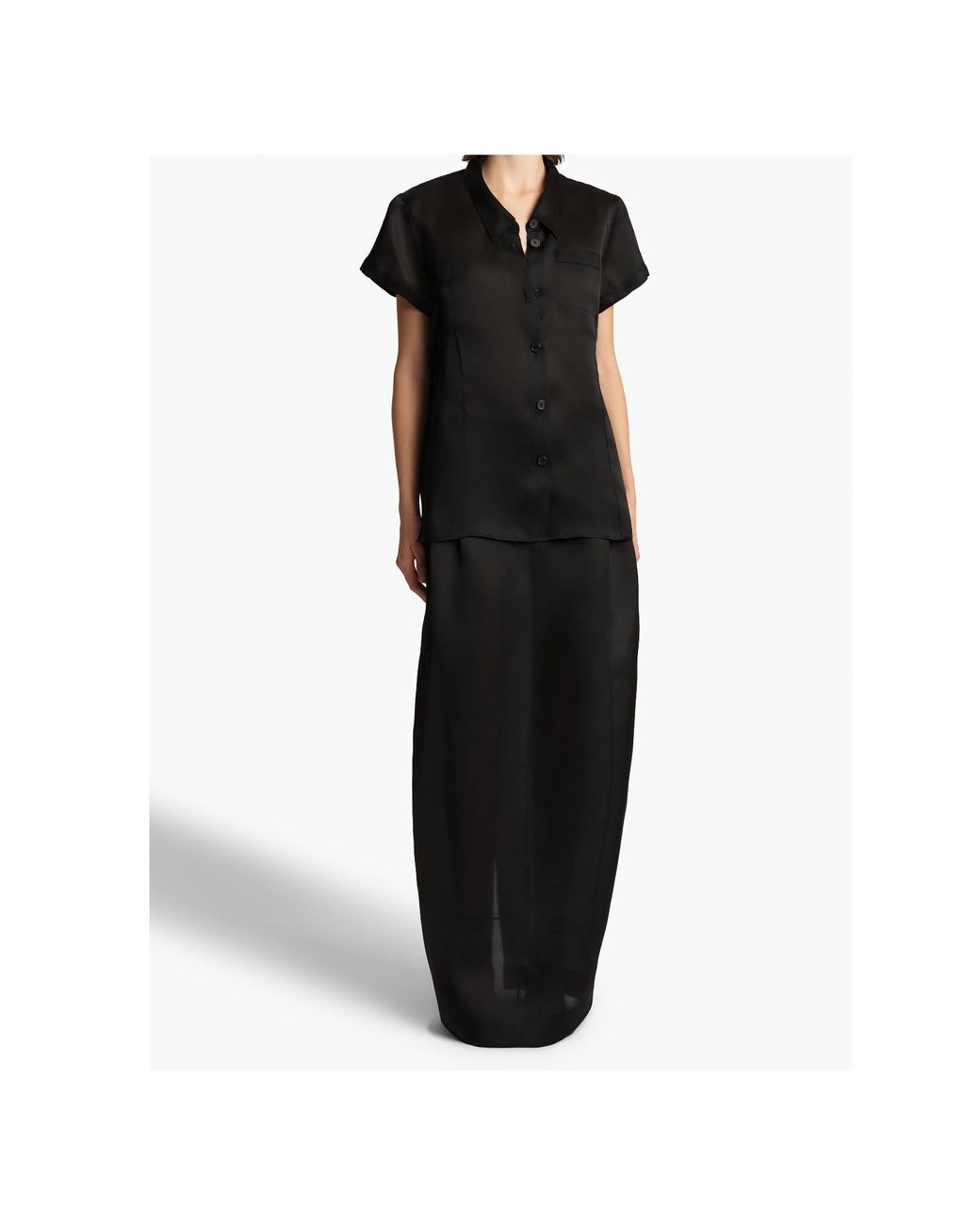 Khaite Black Lucian Skirt