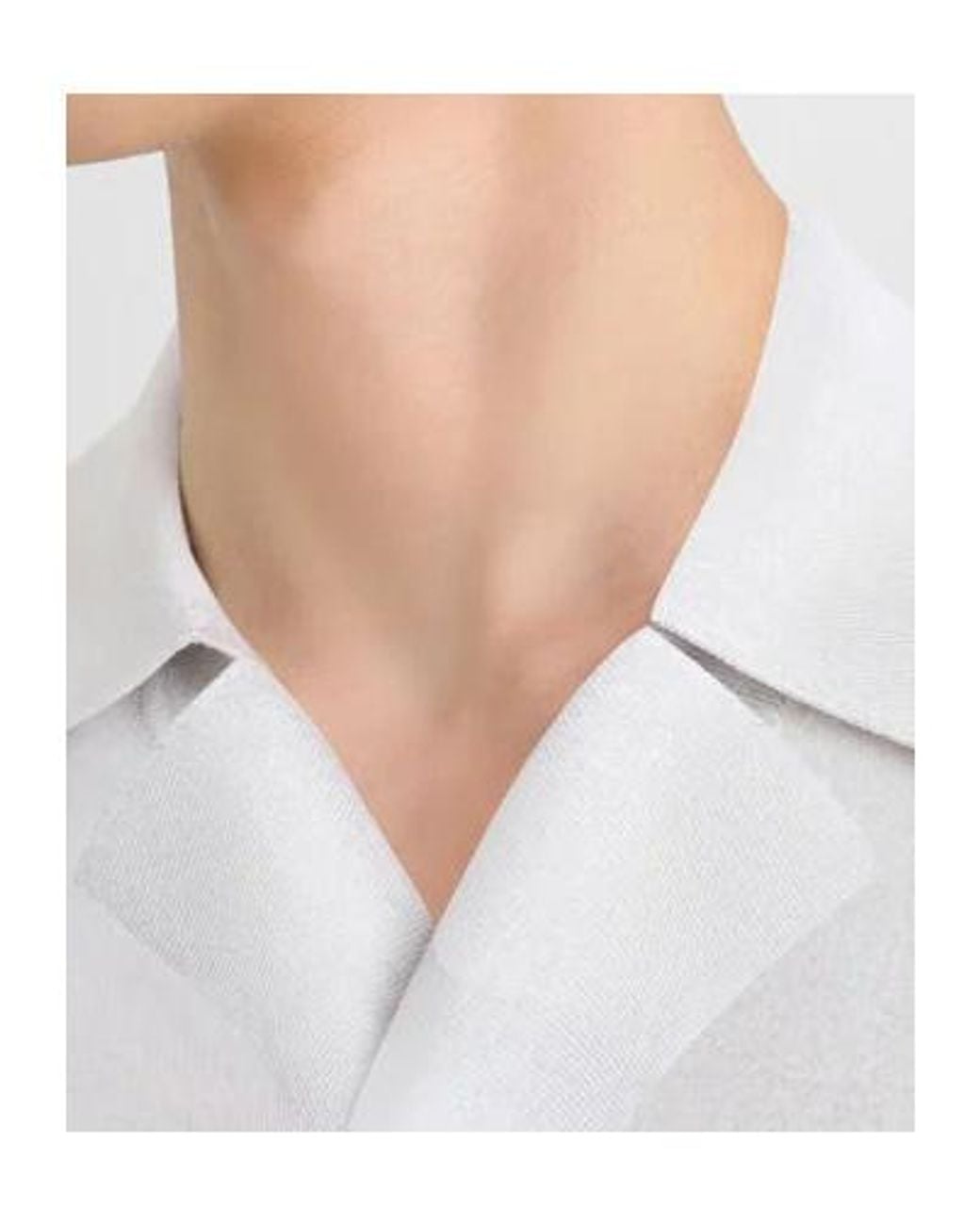 Dolce & Gabbana White Ribbed Trim Polo Shirt for men