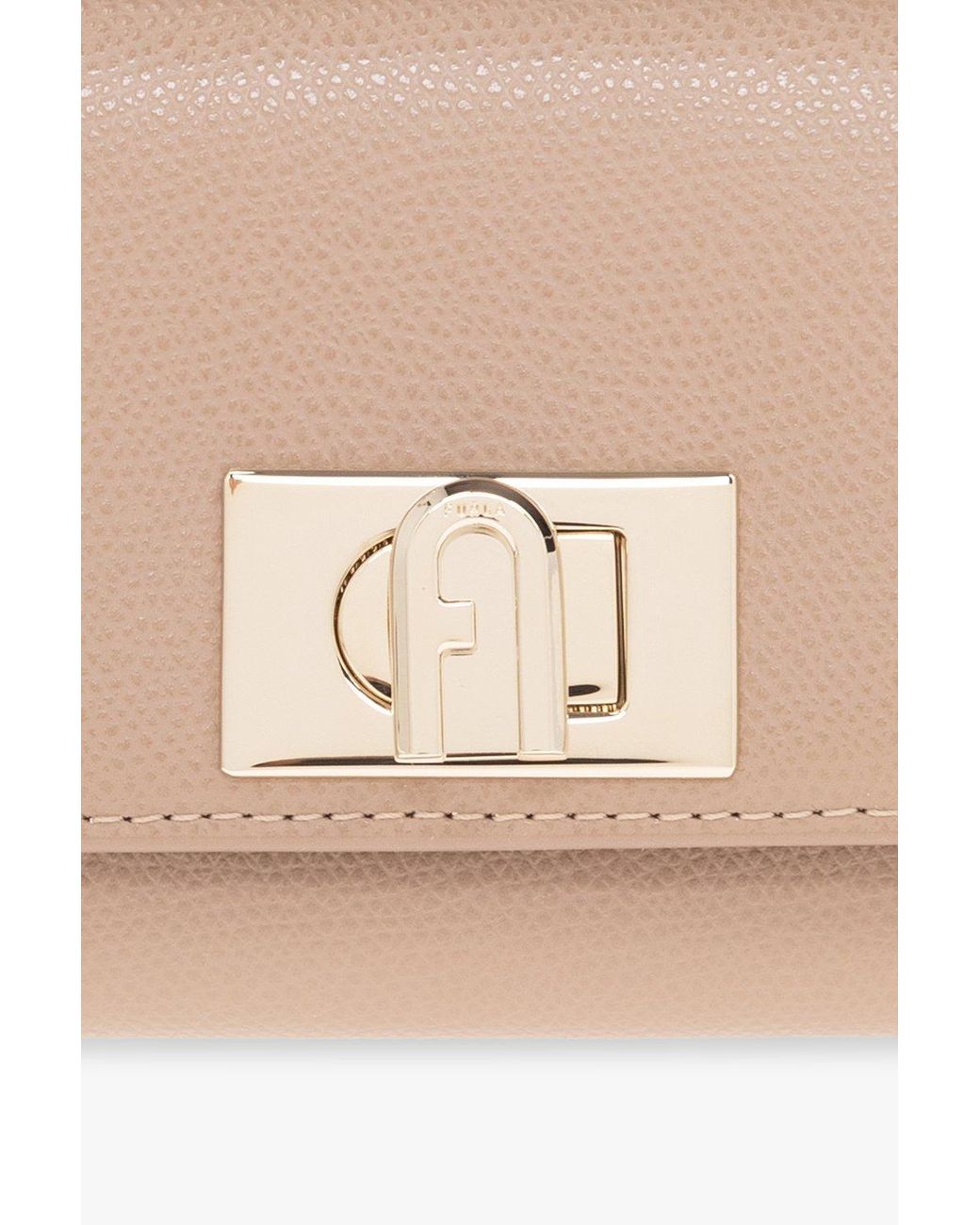 Furla Natural 1927 Twist-Lock Compact Wallet
