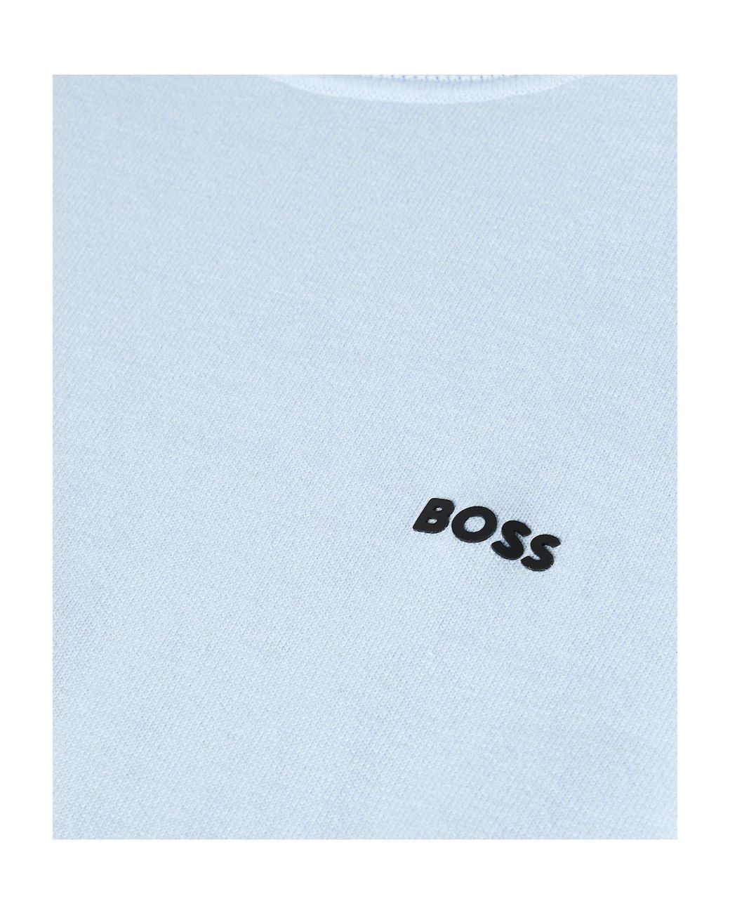 Boss Blue Comfortable Pullover for men
