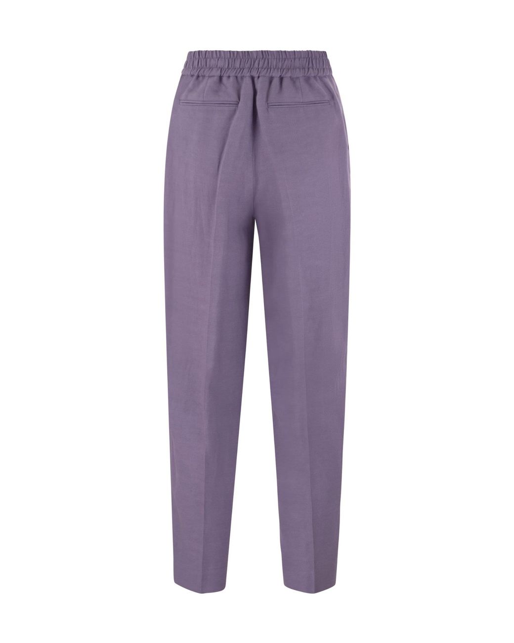 Pt Pantaloni Purple Pt Torino Daisy Pressed Crease Trousers