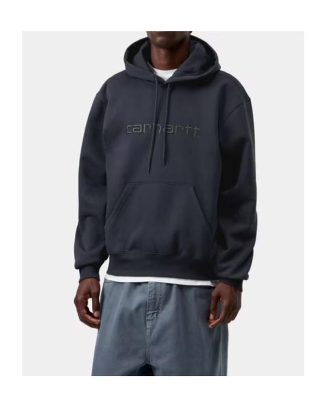Carhartt Blue Hooded Sweatshirt for men