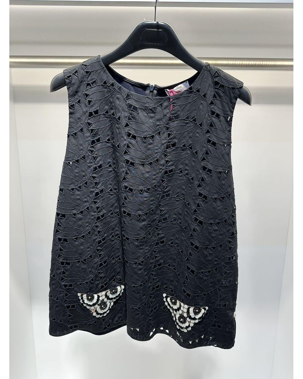 Max Mara Black Sleeveless Vest
